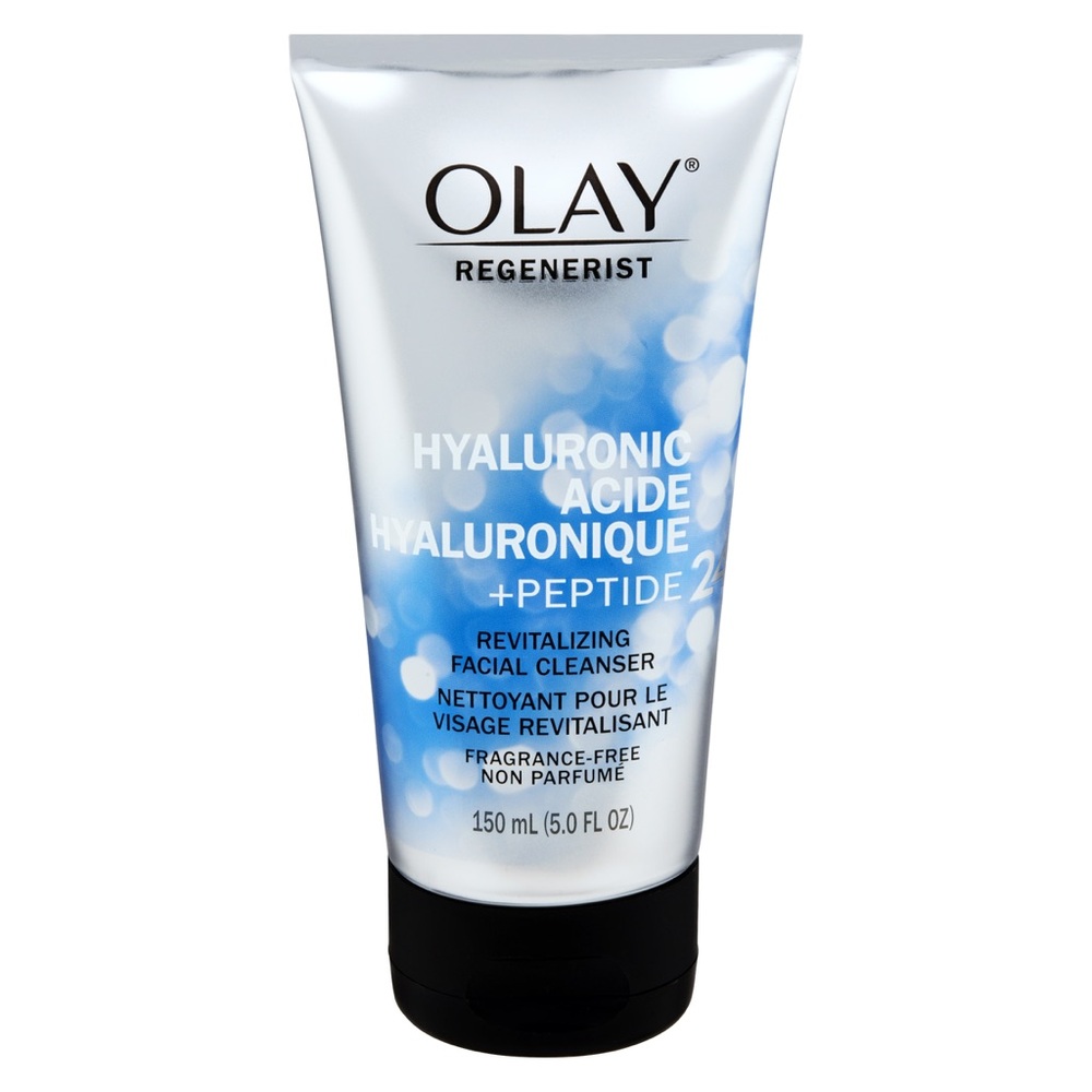 Olay Regenerist hyaluronic peptide revitalizing facial cleanser fragrance-free